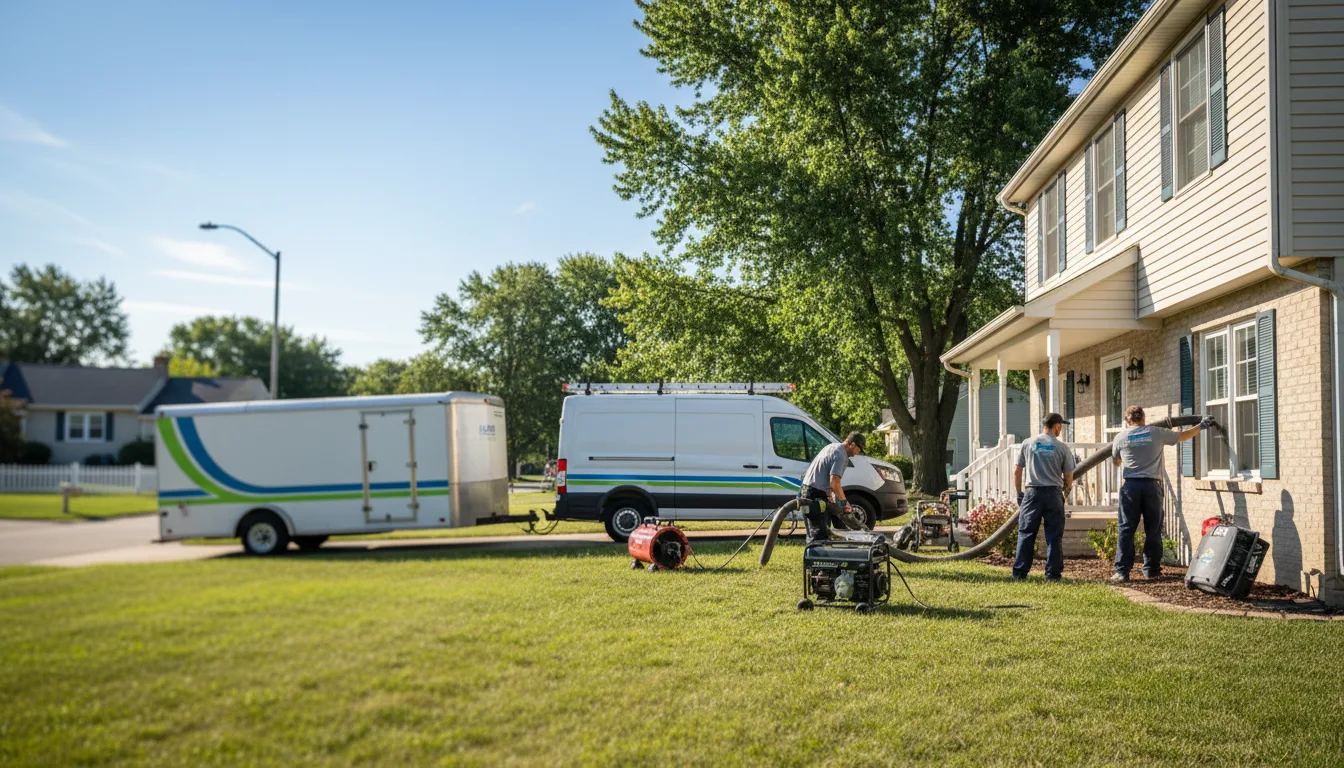 Flooded Basement Restoration And Cleanup With Repair in Elmira, MI near me